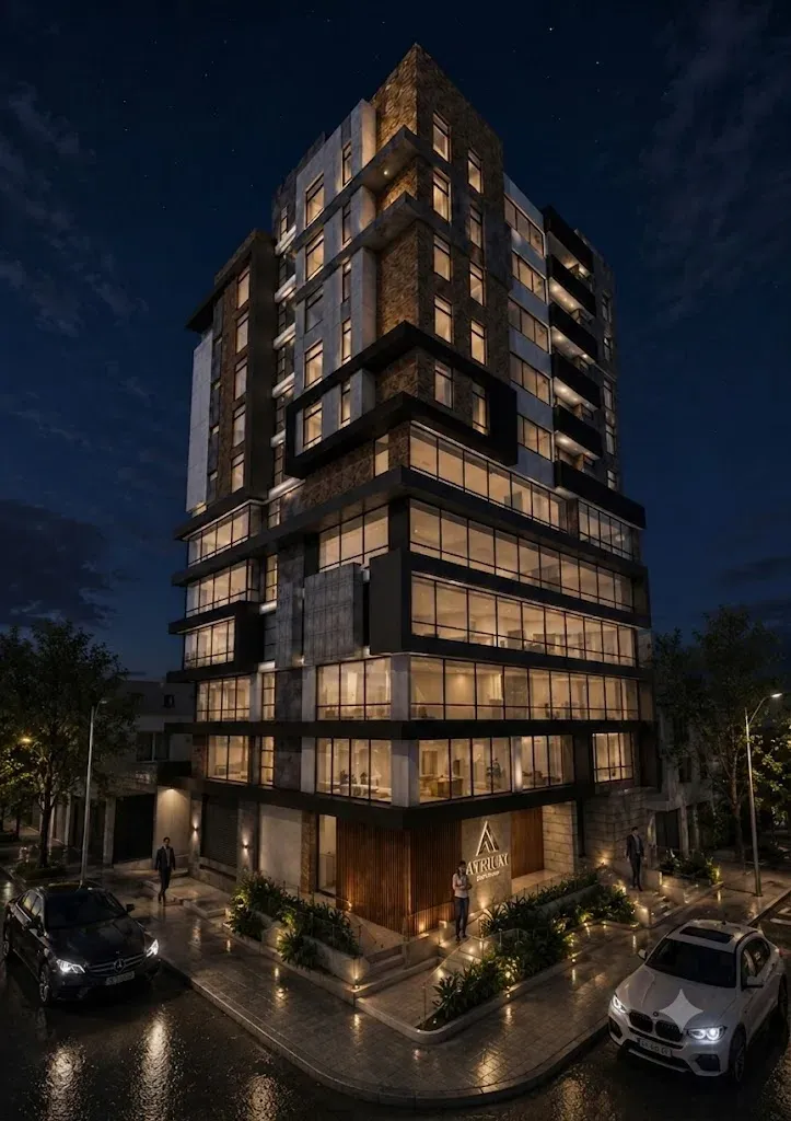 Edificio Atrium Noche